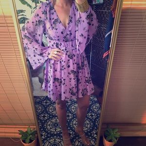 Purple floral Free People